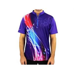 NEW SAVALINO men's carleton bowling jersey in purple